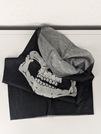 Bandana Tube Multifonctionnel Crâne / Tête de Mort - Neuf