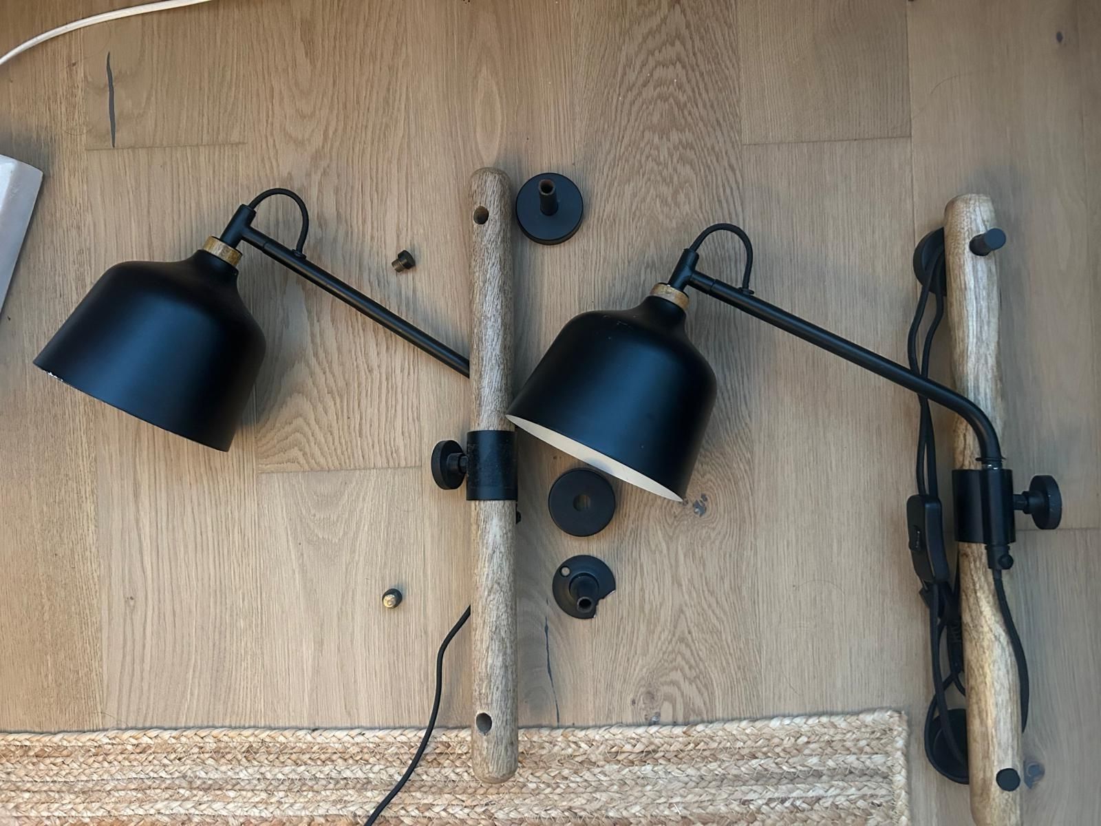 Lampade: 2 Vintage Wandlampen – Usato da Zuchwil venduto da roemens 2