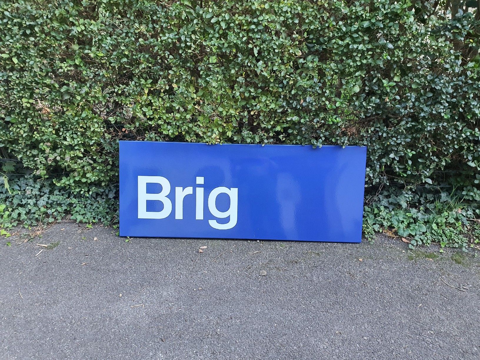 SBB/CFF/FFS Ecriteaux: Panneau CFF Brig – D'occasion à Lavey-Village par Lofoten93