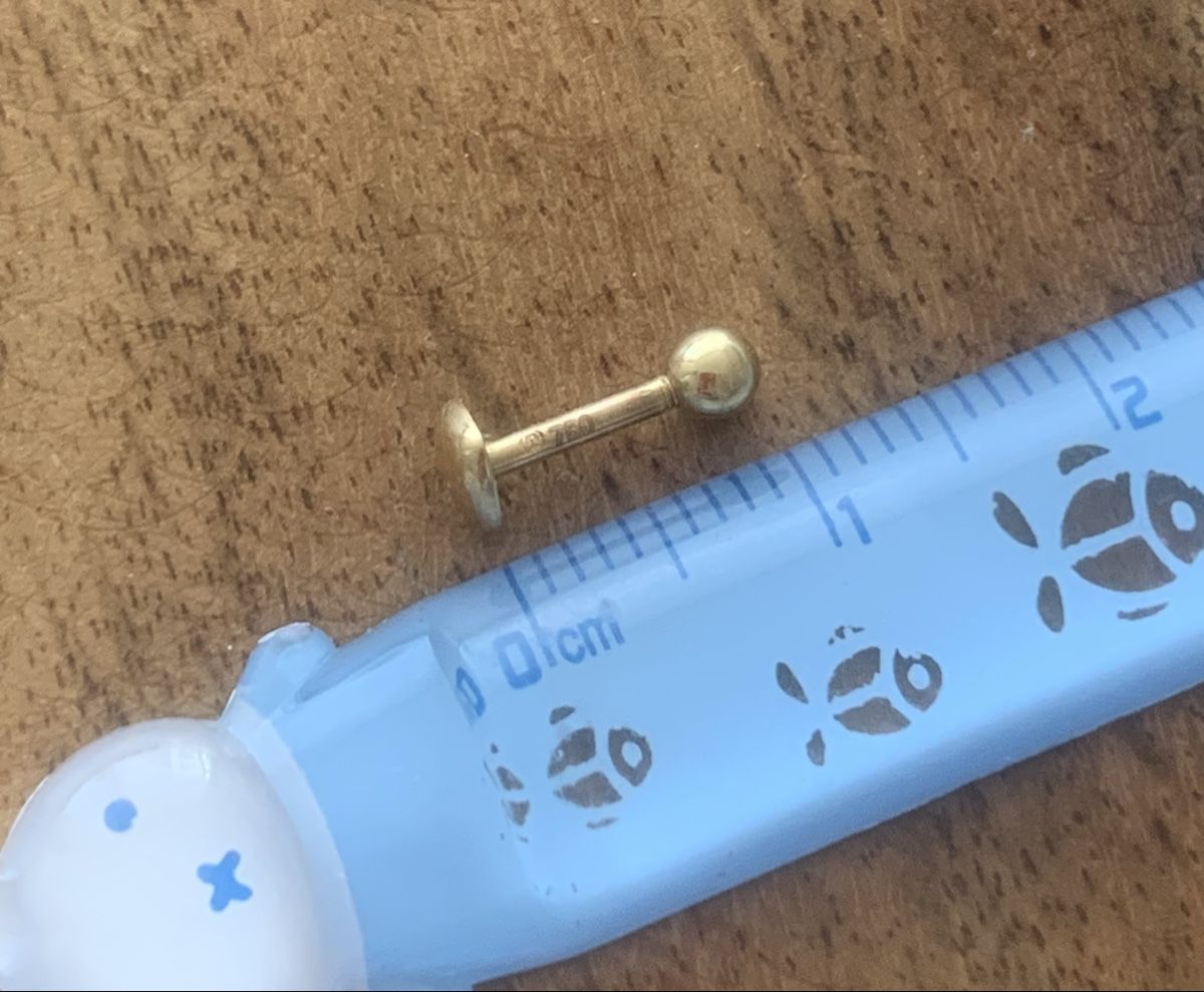 Piercingschmuck: 18 Karat Gold Piercing Herz – Gebraucht aus Zürich von MK124 2