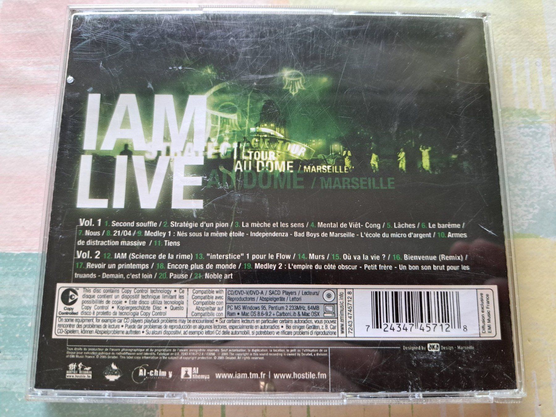 CD: CD IAM - Live au Dôme de Marseille – Usato da Pully venduto da bro_n52j 1