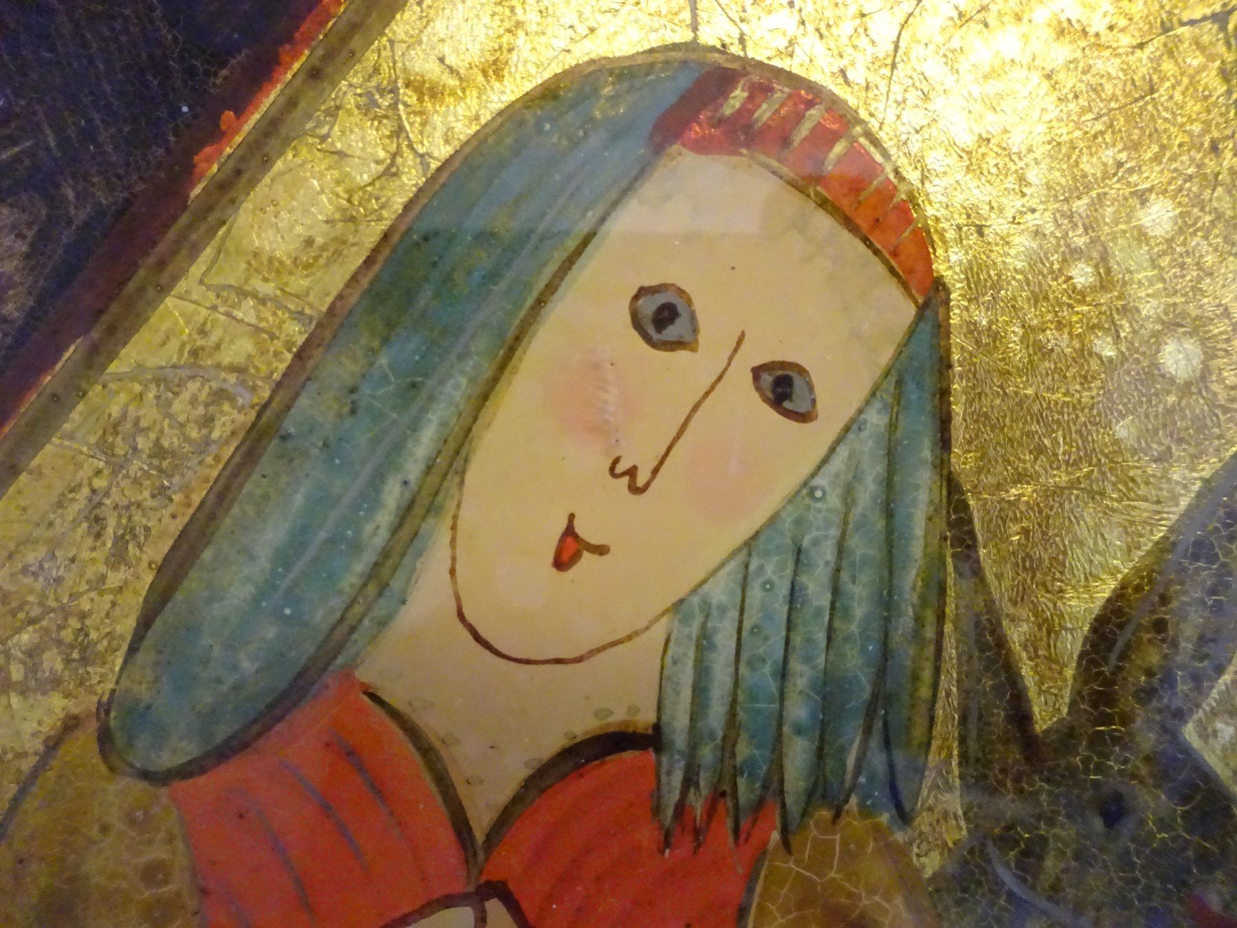 Gemälde: Hinterglasbild / Christnacht Krippe Ikone – Gebraucht aus Esslingen von eintagammeer 3