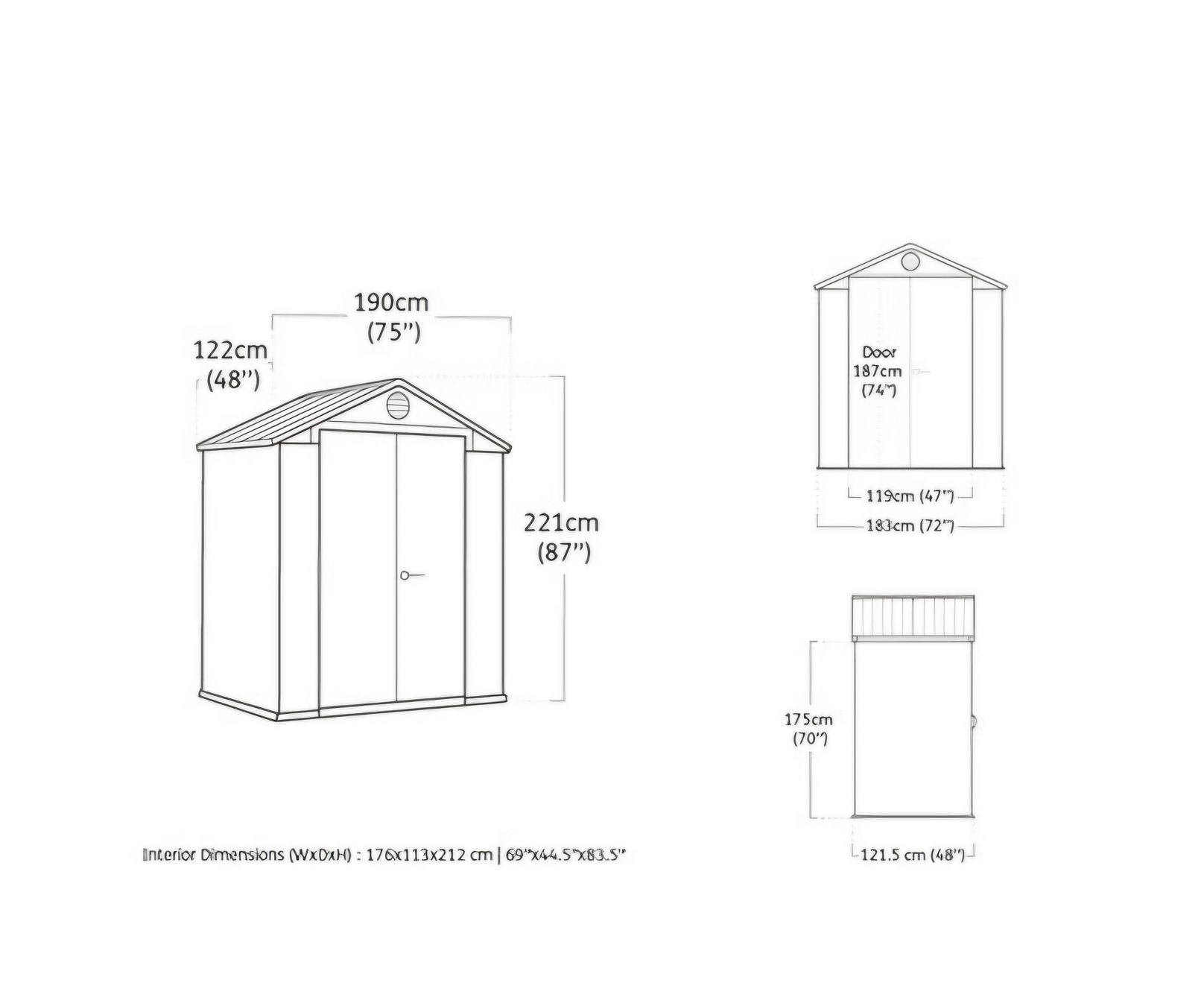 Keter Gartenhäuser & Gewächshäuser: Gartenhaus Darwin  – Neu und originalverpackt aus Eglisau von Baloo14 1