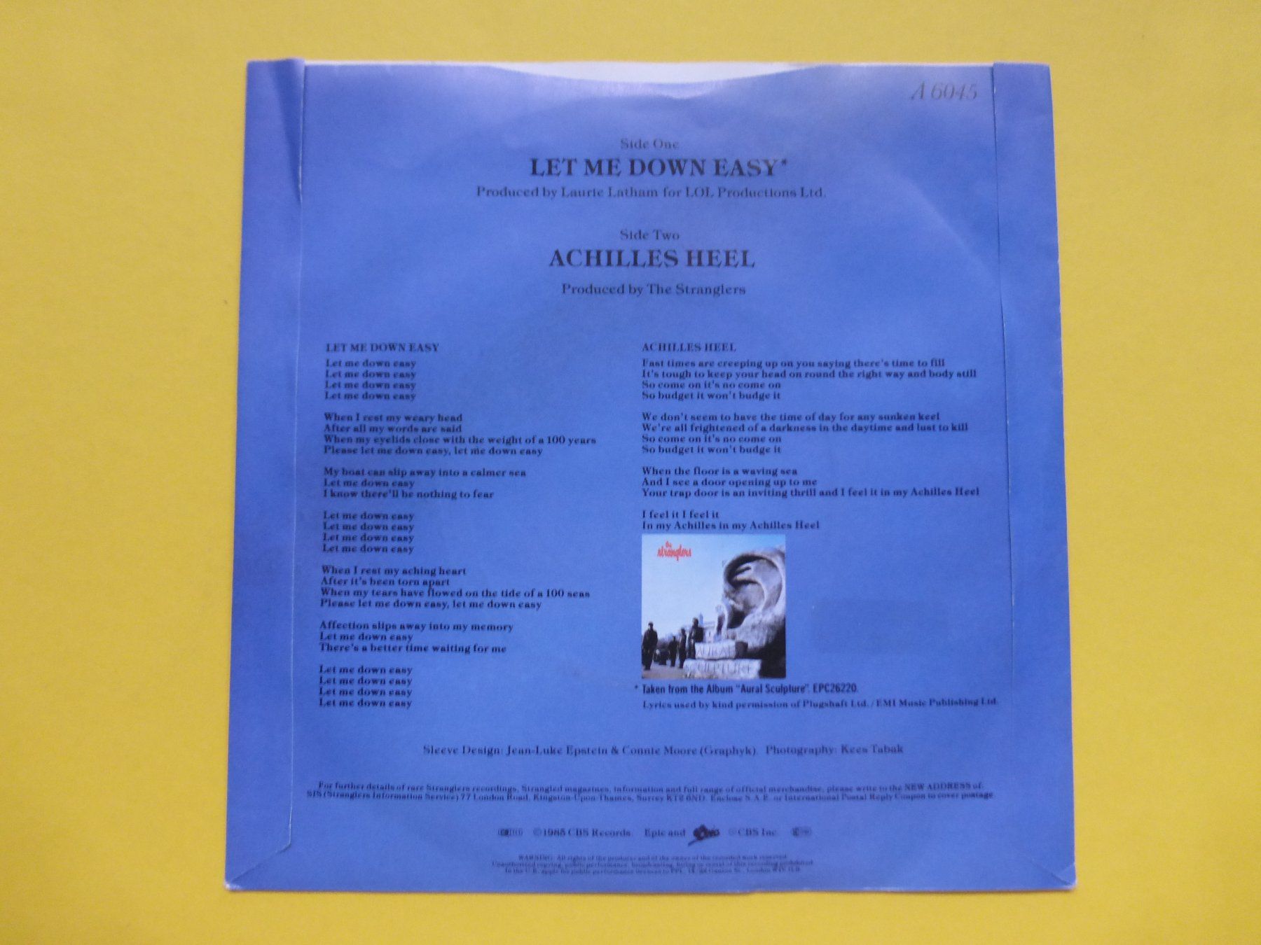 Schallplatten: The Stranglers – Let Me Down Easy – Gebraucht aus Zürich von Swiss57 1