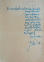 Josef Lacina (1899-1975) Maler - Autogramm