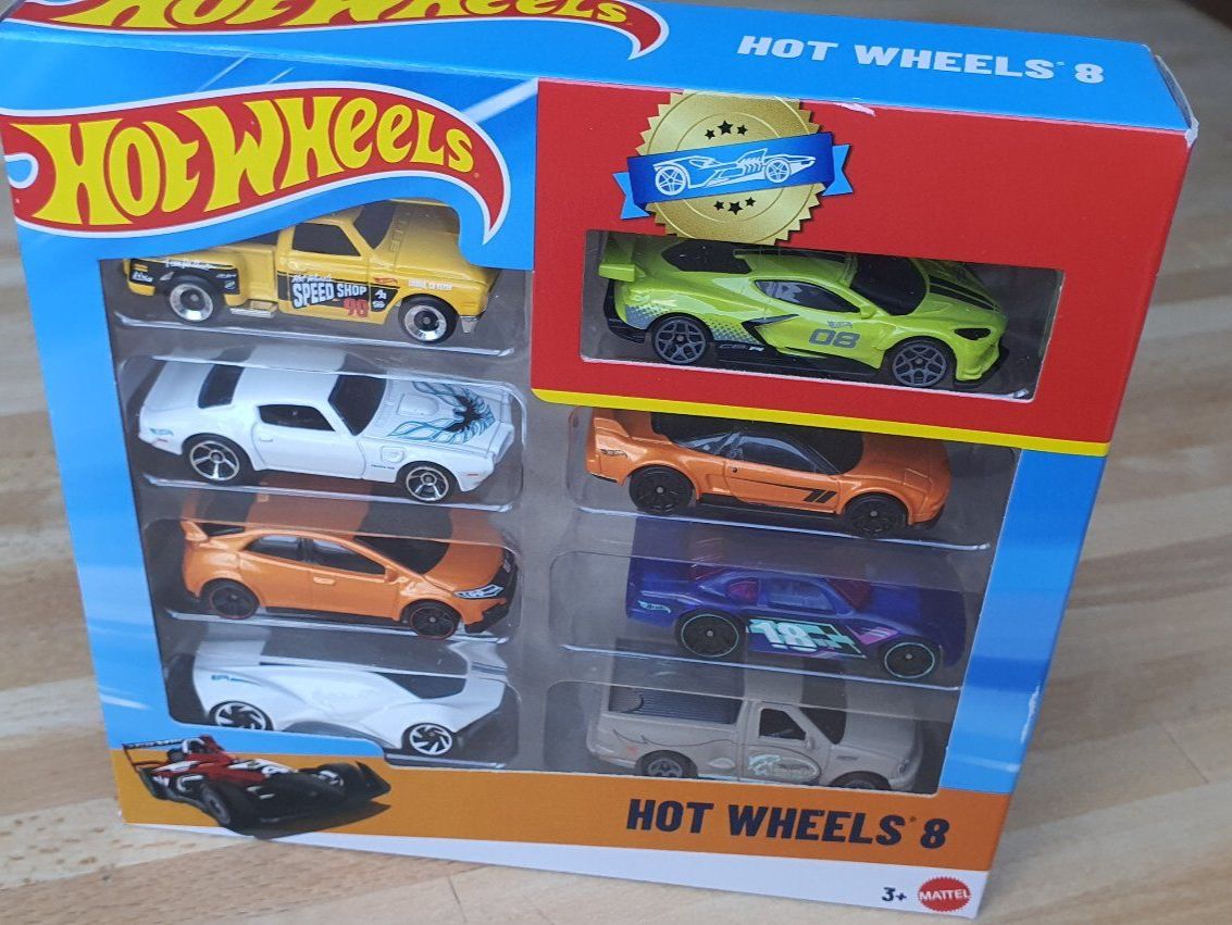 Hot Wheels Modellini d'auto: Hot Wheels 8 Pack  >>>BRANDNEU<<< !!! – Nuovo e nell'imballaggio originale da Horgen venduto da Wing27