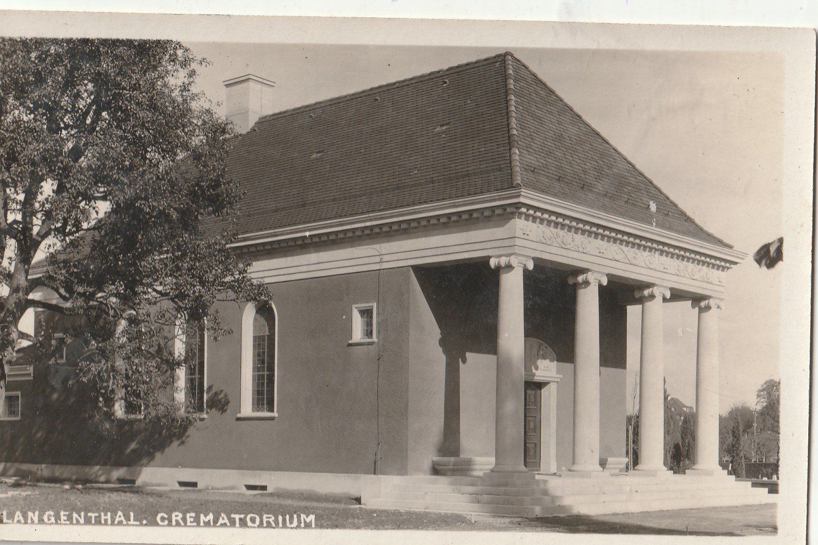 Cartoline postali: Langental  Crematorium – Usato da Lumbrein venduto da made02