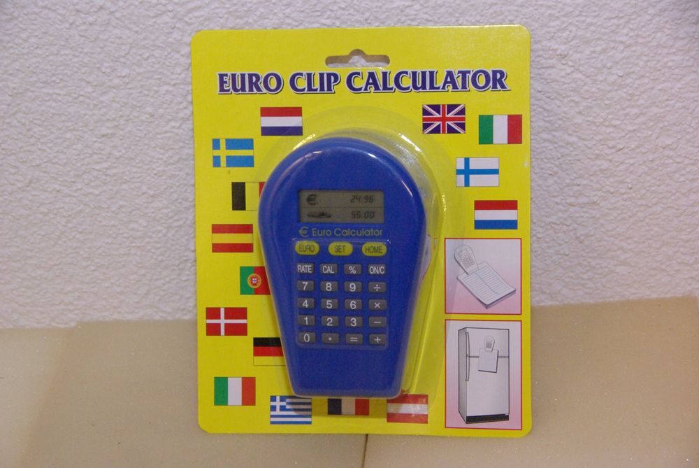 Euro Clip Kalkulator, blau Kaufen auf Ricardo