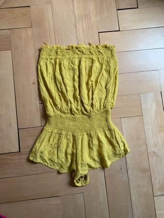 COTTON CANDY - Bustier-Jumpsuit senfgelb M