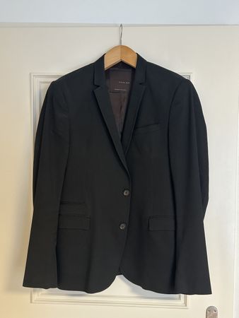 Anzugs Kittel, Zara Man, Schwarz, Grösse L