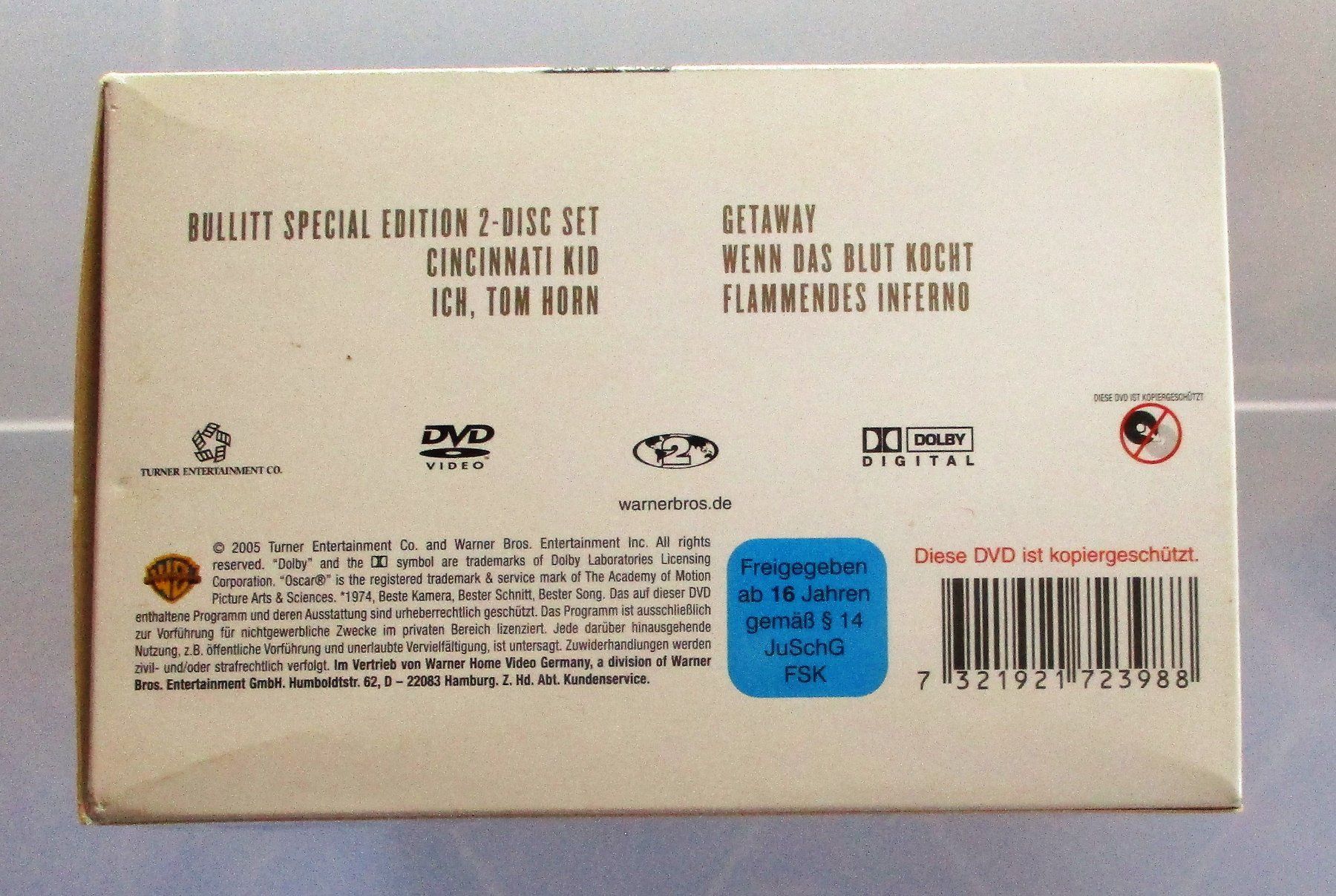 Alle DVDs: STEVE MCQUEEN COLLECTION - 6-DVD Box + Bonus – Gebraucht aus Wattwil von Muriel10 2