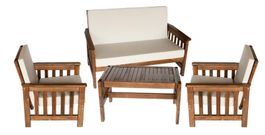 Aktion!!!!!    Loungeset , Dunkelbraun, 4 Sitzplätze