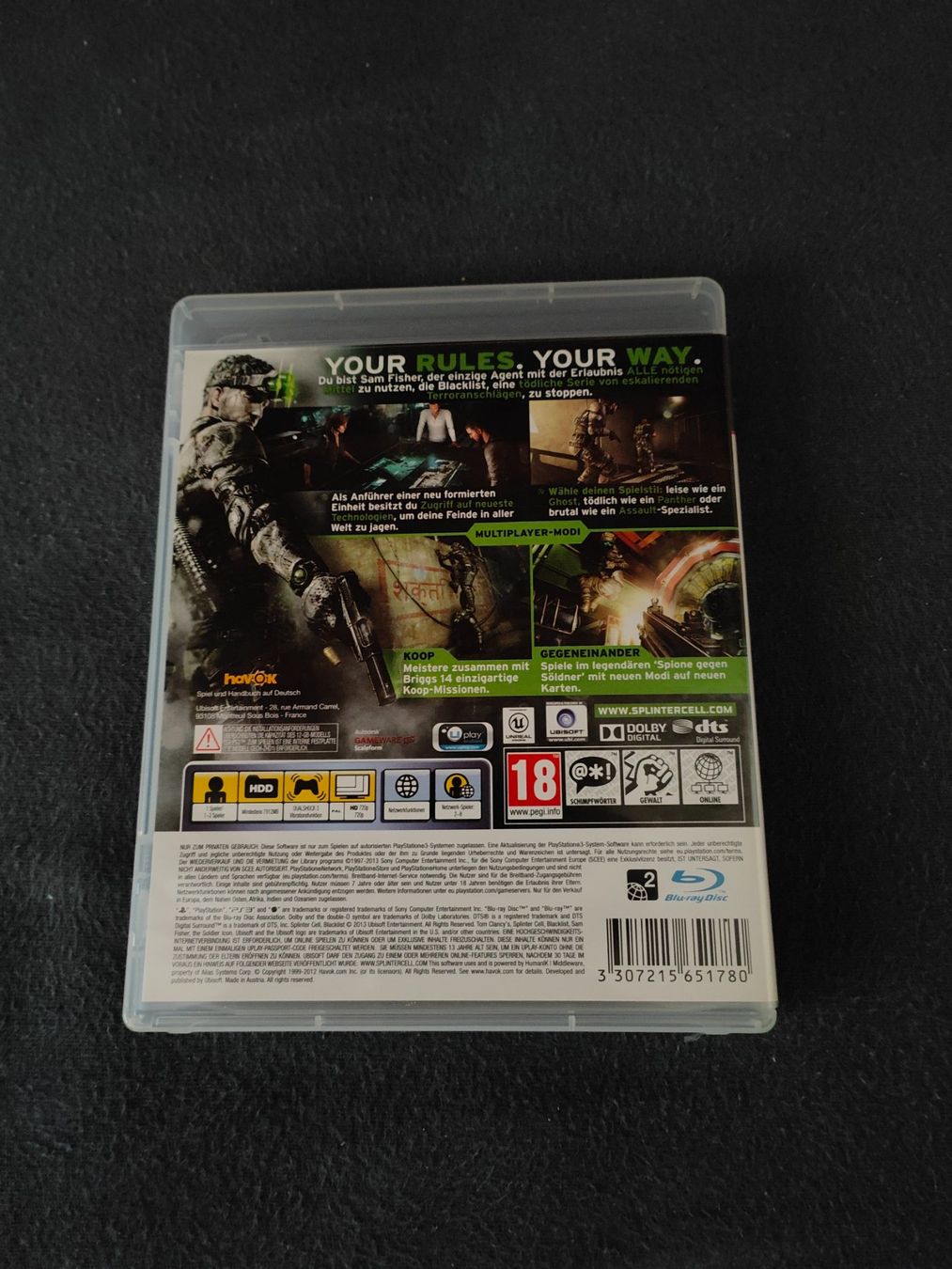 Giochi: Tom Clancy's Splinter Cell Blacklist PS3 – Usato da Dietikon venduto da Migi_97D 2