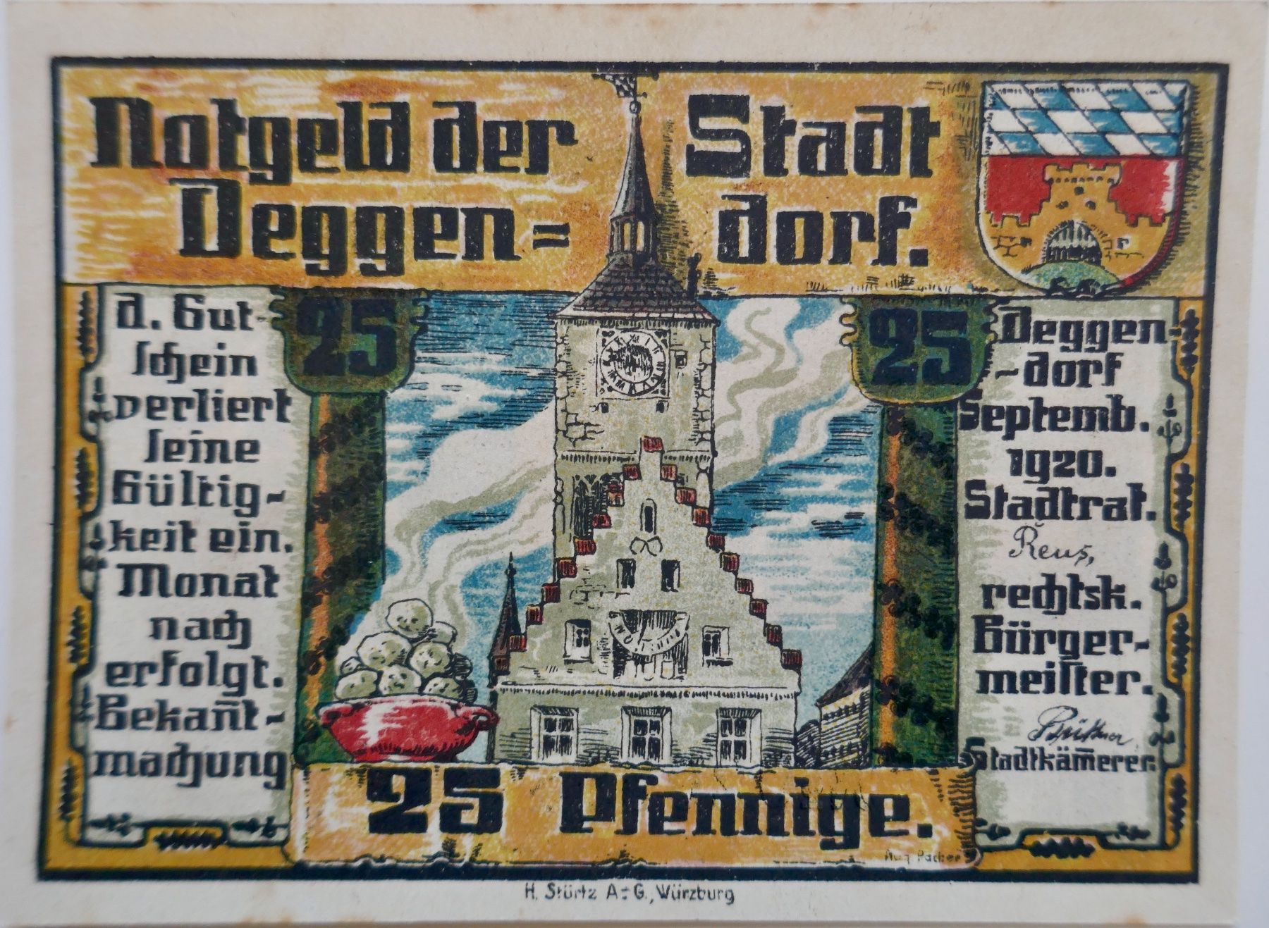 Banconote: 4 Stk Notgeldscheine 1920/1921, – Usato da Möhlin venduto da PHILABARTIS 7