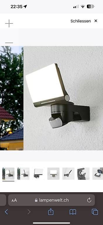 Steinel Lampen: STEINEL XLED Home 2 S Sensor-Außenstrahler schwarz – Gebraucht aus Hellbühl von 4Sale4you 2