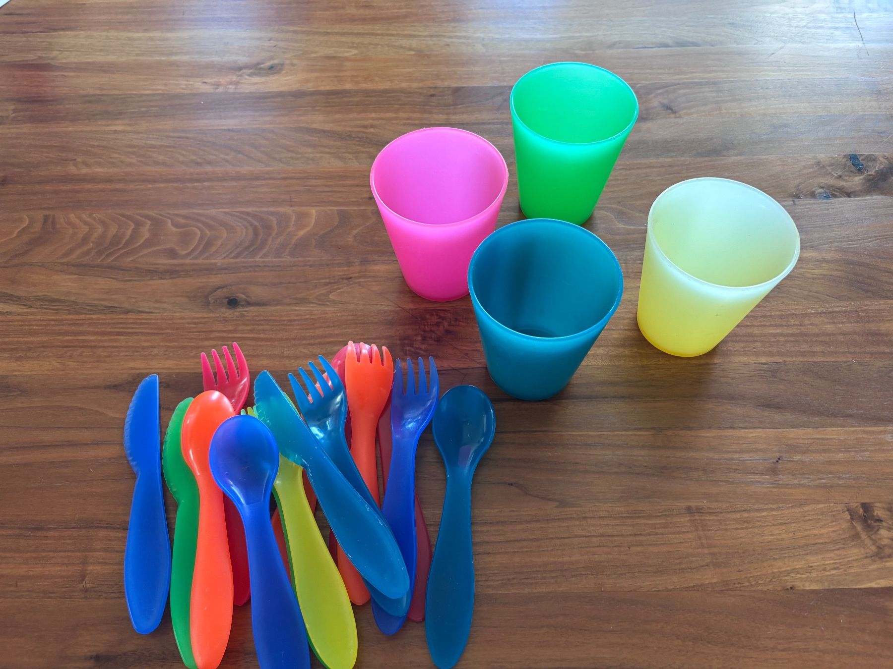 Set di piatti: Kindergeschirr Becher und Besteck – Usato da Balsthal venduto da Uroby