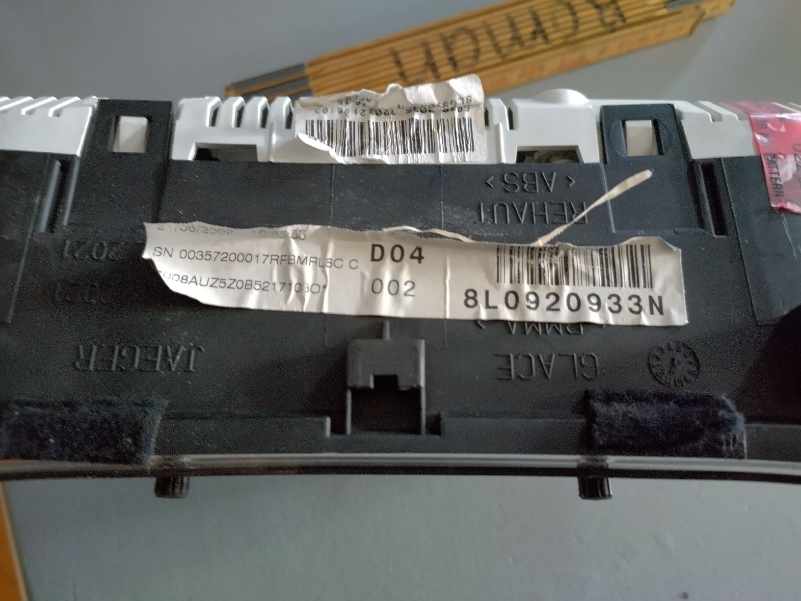 Audi Tutti pezzi di ricambio auto: Tacho/Kombiinstrument Audi A3 – Usato da Dicken venduto da GF9115 1