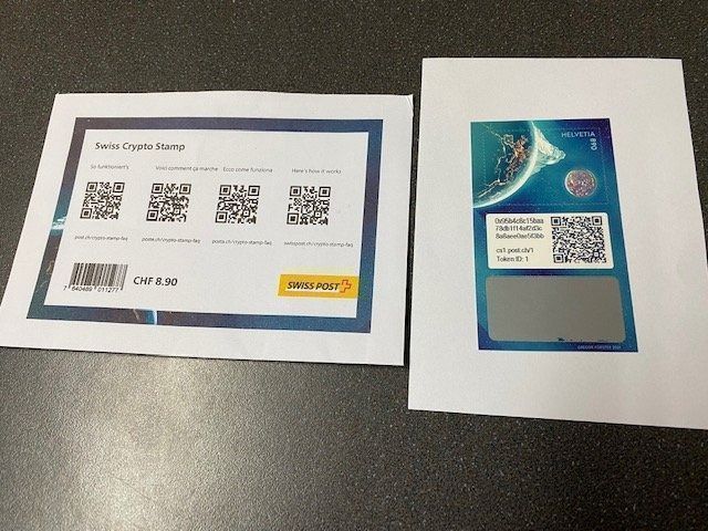 Tutti i francobolli: Swiss Crypto Stamp Token ID 1 Matterhorn – Nuovo (secondo la descrizione) da Emmen venduto da Aribini 1