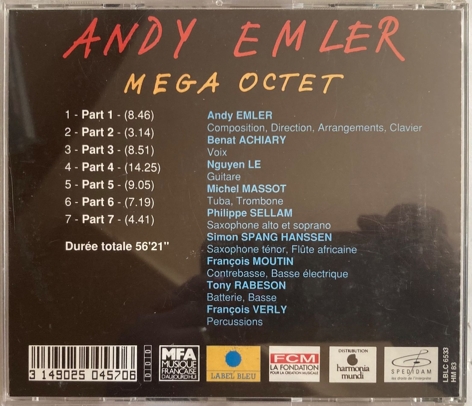 CDs: ANDY EMLER MEGA OCTET - MEGA OCTET – Gebraucht aus Poliez-Pittet von Newtown-Records 1
