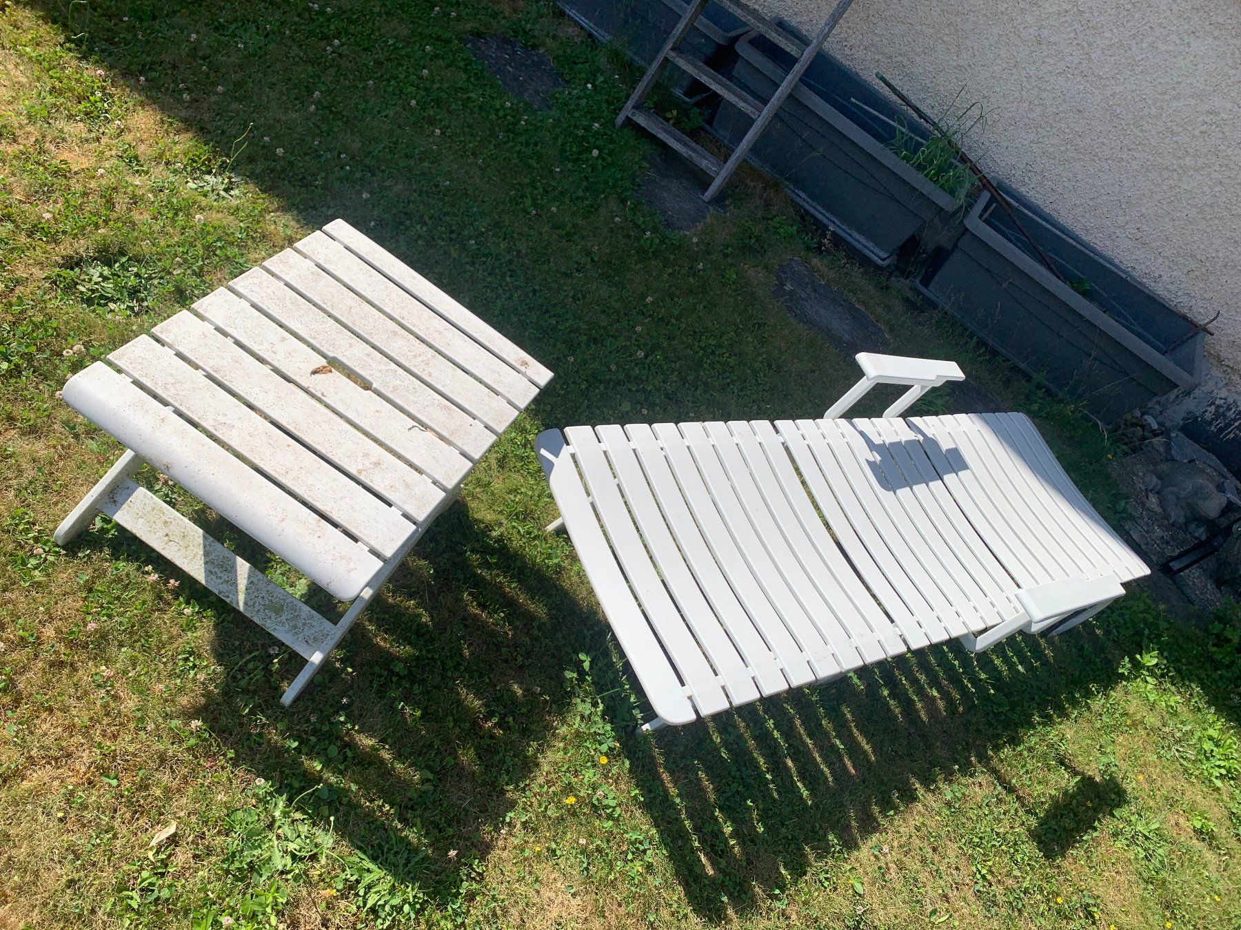 Sedie a sdraio: Sonnenliege mit Beistelltischchen – Usato da Hüntwangen venduto da PapaBob 5