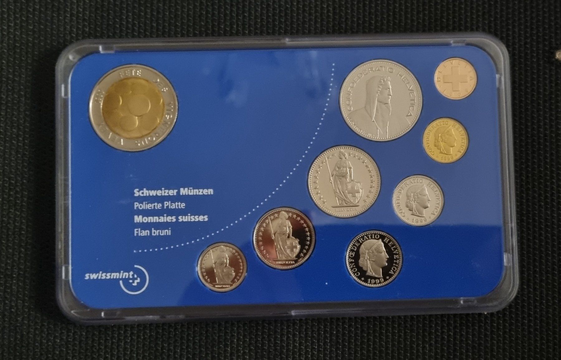 Tutti le monete: 2001 POLIERTE PLATE – Nuovo e nell'imballaggio originale da Schönenwerd venduto da 1952kv 1