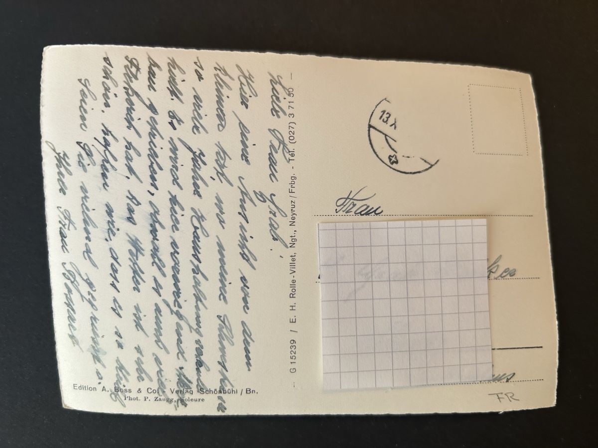 Cartoline postali: Ansichtskarte Neyruz Fribourg – Usato da Fanas venduto da Alessio11 1