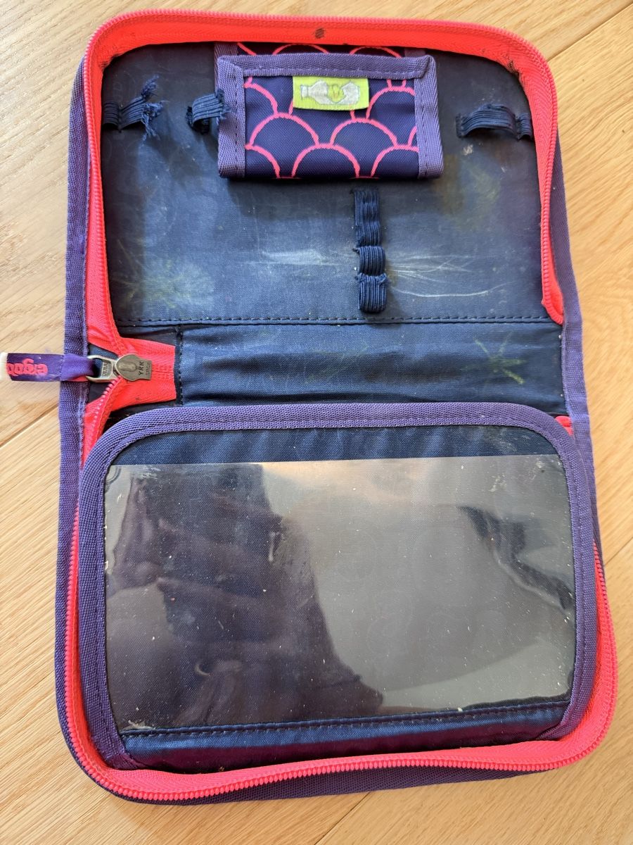 Ergobag Zaini: Ergobag Schulrucksack Meerjungfrau Dunkelblau pink – Usato da Basel venduto da Upside12 4