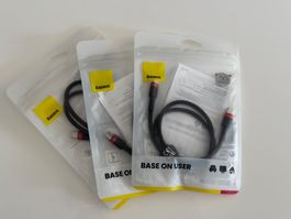 Baseus USB-C Kabel 5A 100W 50cm ideal für Galaxy S25 Ultra