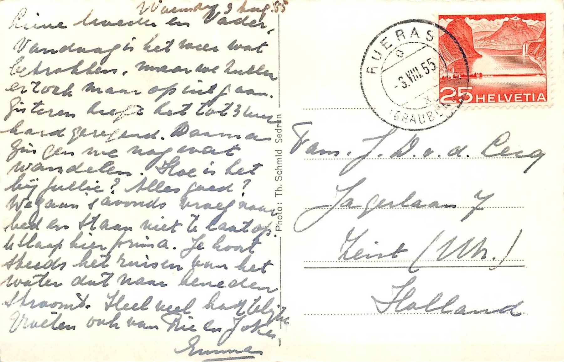 Cartoline postali: Oberalpsee – Usato da Ottikon b.Kemptth. venduto da Neptun1974 1