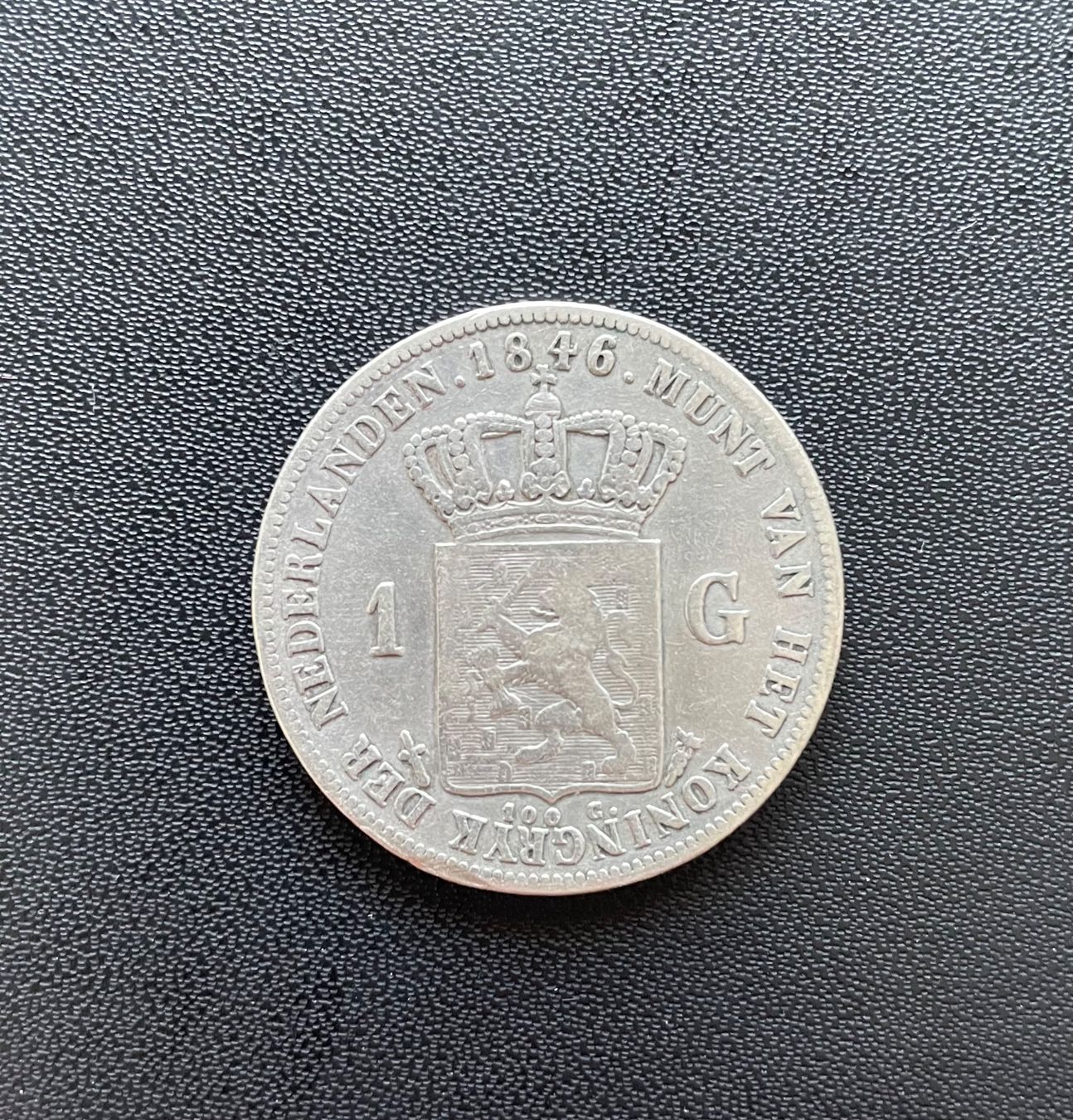 Tutti le monete: Niederlande - 1 Gulden 1846 – Usato da Meilen venduto da coins4sale 1