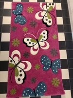 Teppich Merinos DIAMOND 080x150 cm FUSCHIA Schmetterling