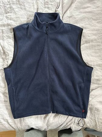 Hochwertige Weste Blau XXL Vintage