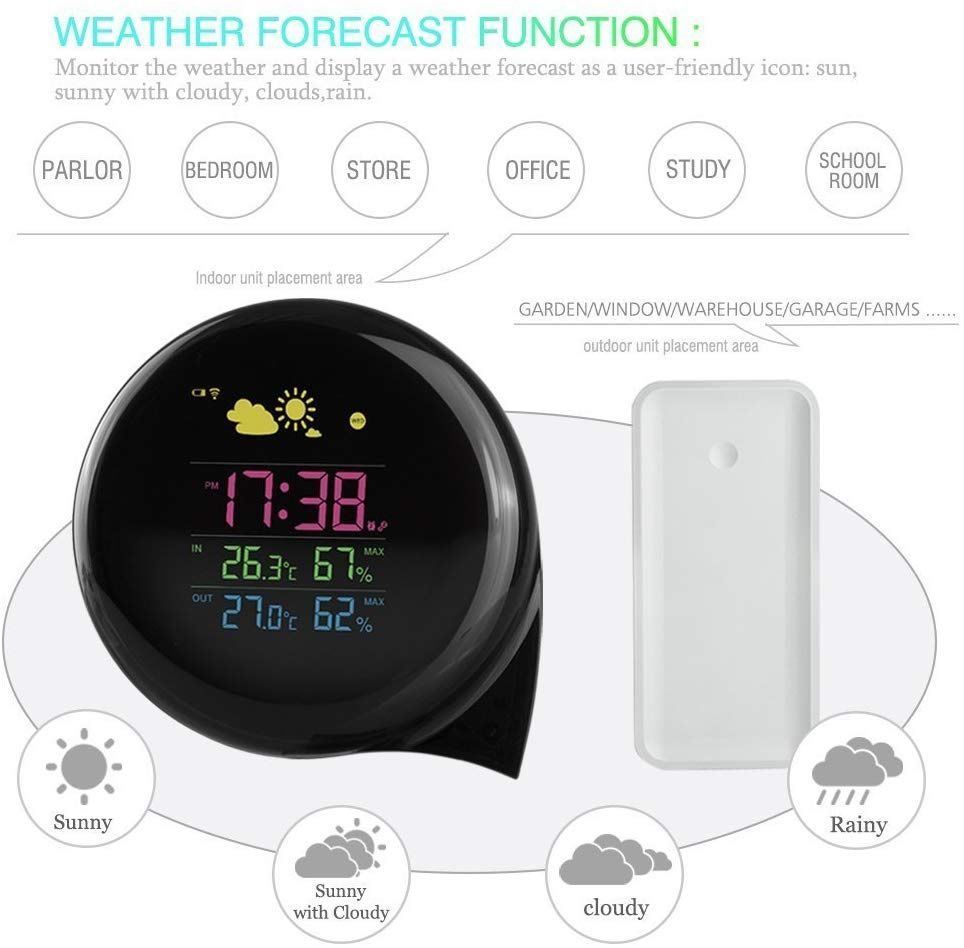 Altro per la casa: Funkwetterstation mit Aussensensor Wetterstation DROP – Nuovo e nell'imballaggio originale da Schaffhausen venduto da Spezialist 4