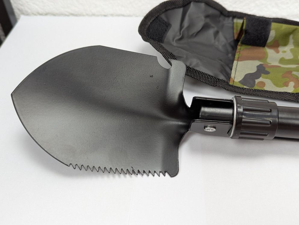 Mini pelle pliante en acier à haute teneur en carbone, portable et