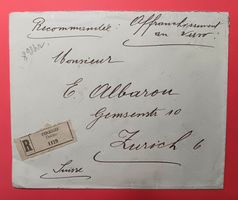 ITALIEN, R - BRIEF VON FIRENZE NACH ZÜRICH 1923