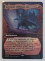 Hobbit MTG–Last light of durin's day SCALE ART 228 FOIL–M