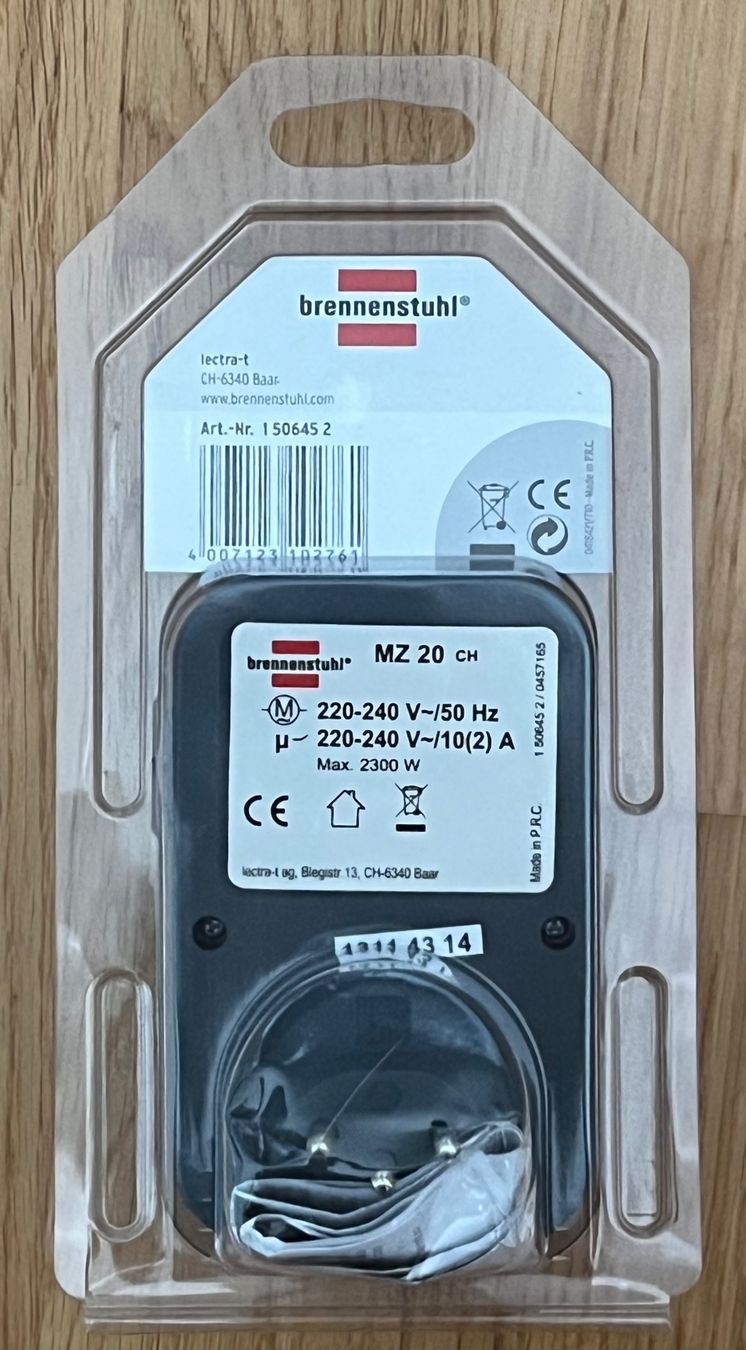 Stecker: brennenstuhl Zeitschaltuhr – Neu und originalverpackt aus Emmenbrücke von Herzog07 3