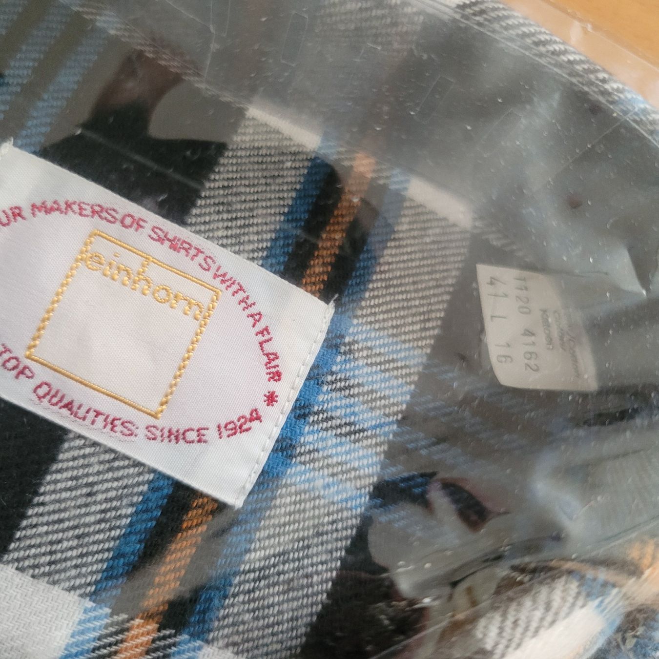 Camicie: Neues originalverpacktes Einhorn Herrenhemd Gr. 41/L – Nuovo e nell'imballaggio originale da Dörflingen venduto da tucson16 1