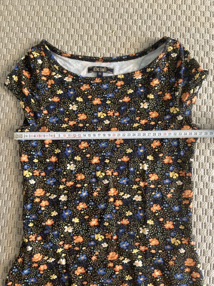 King Louie Tops: King Louie Top Blumenmuster, XS – D'occasion à Solothurn par Bobesch08 5