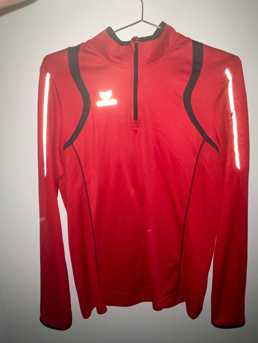 Erima Giacche: Erima Razor Longsleeve, Rot/Schwarz, Grösse 42 – Nuovo (secondo la descrizione) da Winterthur venduto da ano_7bb2 3