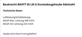 Neuer Dampfabzug zu Verkaufen