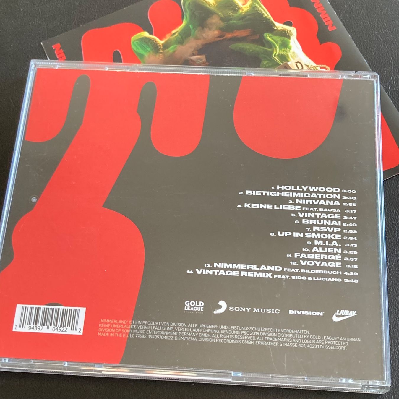 CD: RIN - Nimmerland | Rap, Trap – Usato da Bern venduto da Ntsamina 1