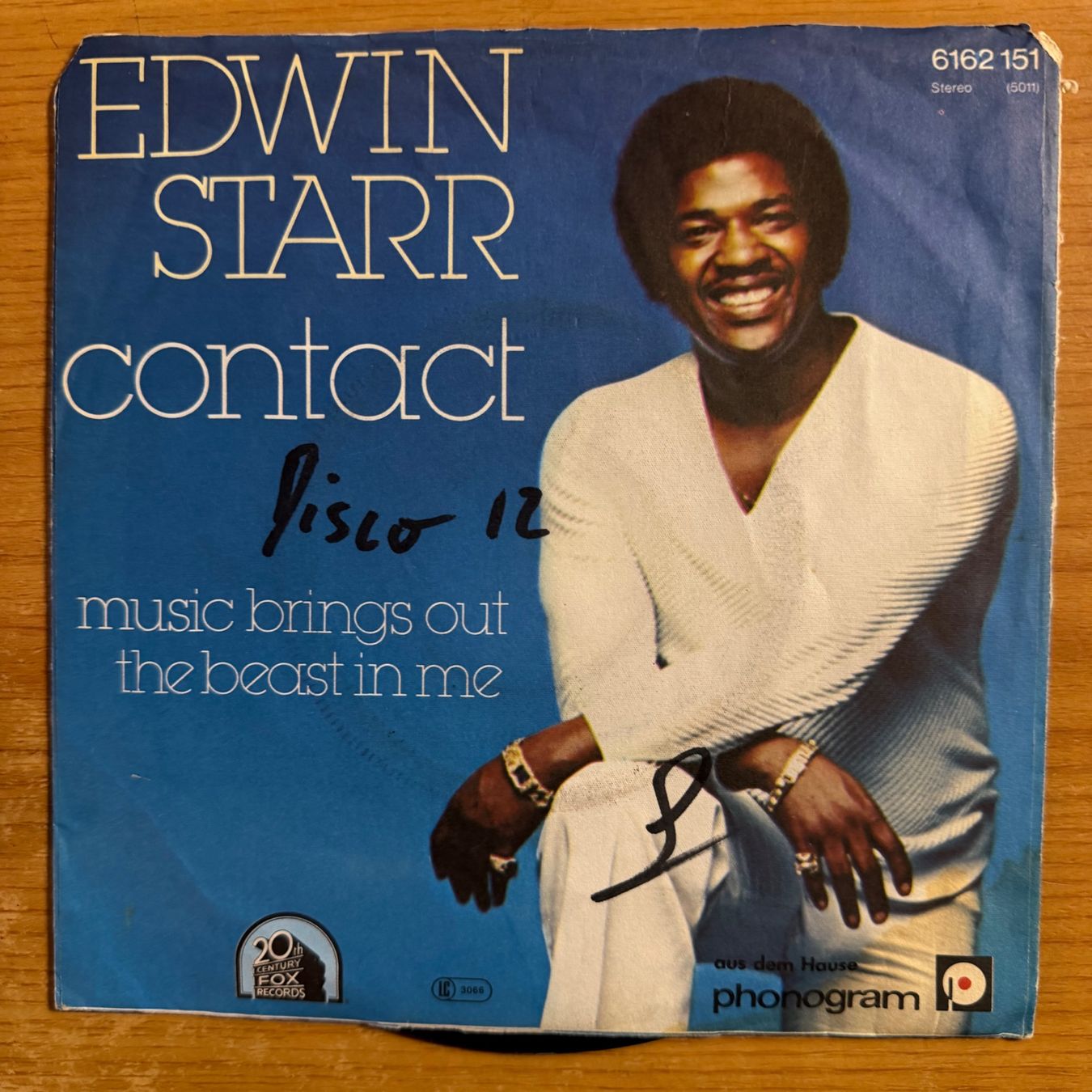 Vinyles: Edwin Starr - Contact / 1. D-Press. 1978 – D'occasion à Gais par soundcave57 1