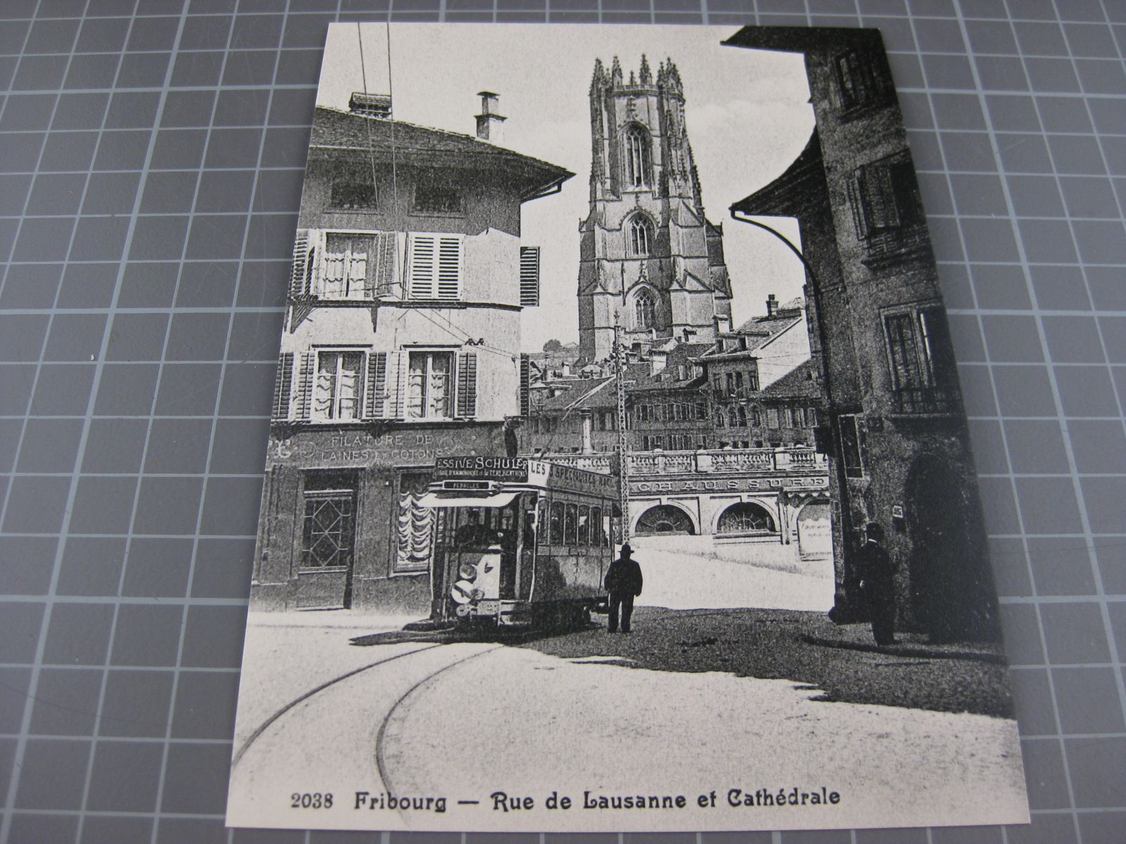Cartoline postali: AK Fribourg mit Tram – Usato da Malters venduto da Marosko