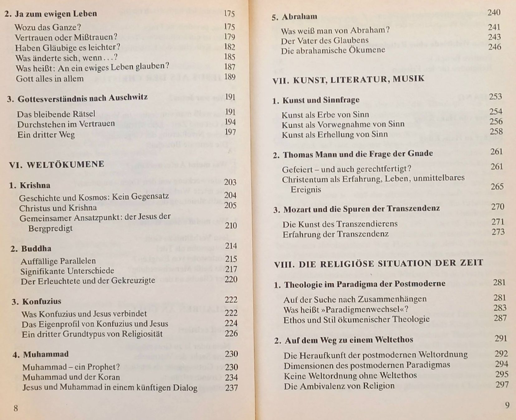 Libri: Hans Küng - Denkwege - Religion – Usato da Niederuzwil venduto da lubimaja 4