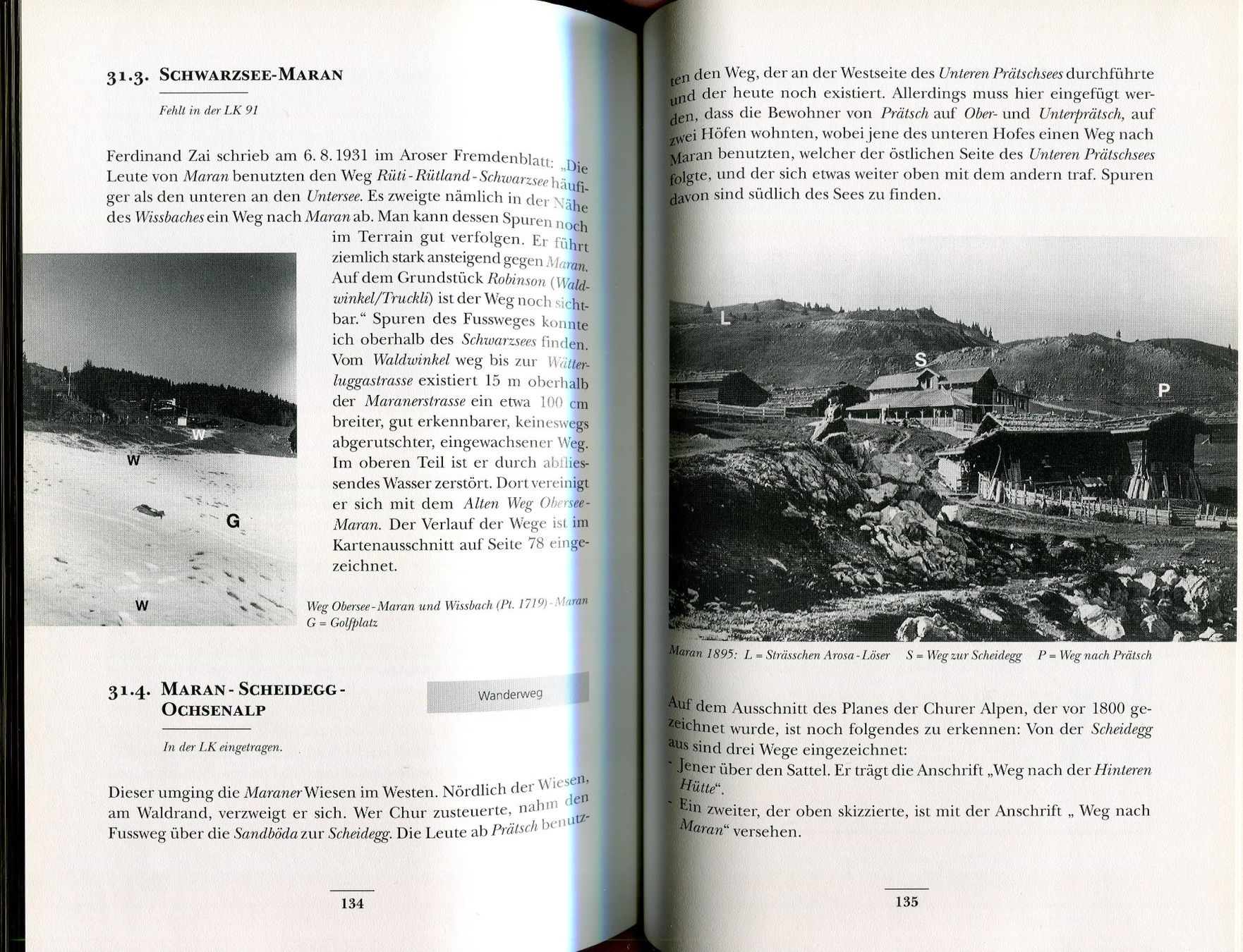 Libri: Schanfigg, Chur, historische Wege; Walser – Usato da Aarau venduto da Elmaar41 5