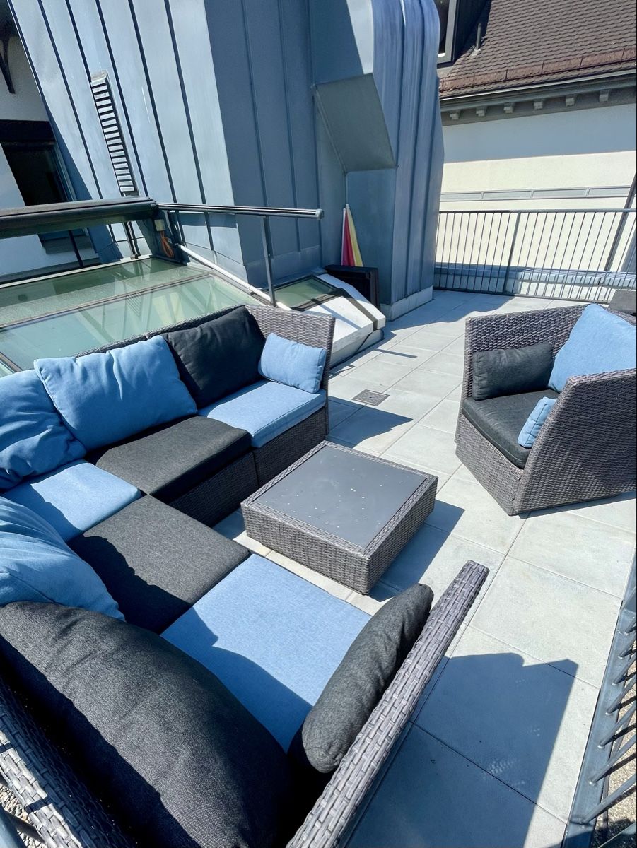 Sofas: Rattanlounge – D'occasion à St.Gallen par Tizi1986 3