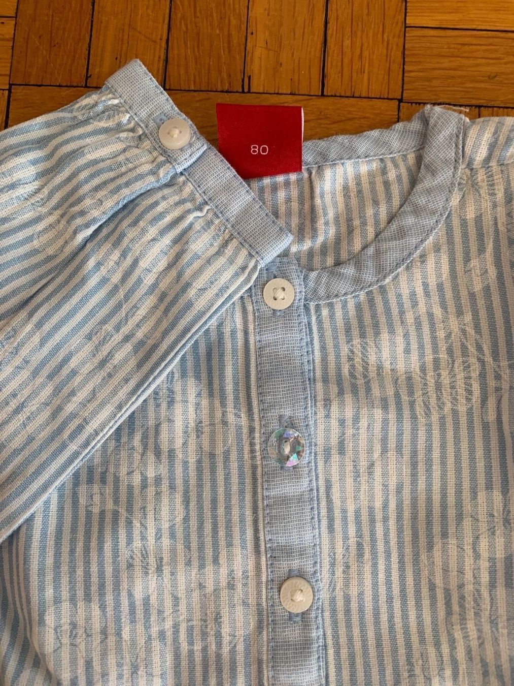 S.Oliver Hemden, Tops & T-Shirts: s.Oliver camicetta a righe con fiori – Gebraucht aus Minusio von murimiri 3