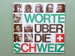 LP WORTE üBER DIE SCHWEIZ, div Schriftsteller, Six Trutt