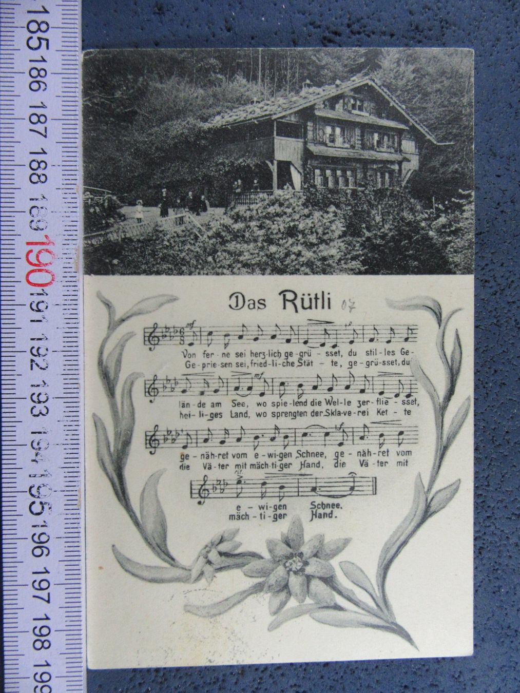 Cartoline postali: DAS RÜTLI URI AK MIT LIED 1907 – Usato da Ettingen venduto da Hausi4711